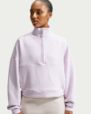 Nike 24.7 ImpossiblySoft Women's Dri-FIT Oversized 1/2-Zip Top